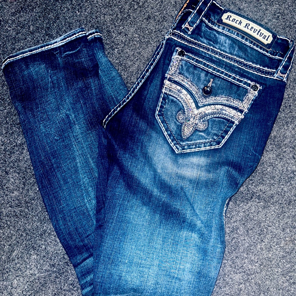 Women’s rock revival jeans